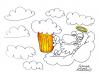 Cartoon: Hallelujah..hic! (small) by juniorlopes tagged beer