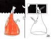 Cartoon: Strangers in the night.. (small) by juniorlopes tagged cartoon,wine