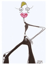 Cartoon: Twiggy (small) by juniorlopes tagged fashion