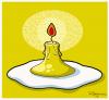Cartoon: Candlegg (small) by Marcelo Rampazzo tagged surreal,candle,ligth,egg