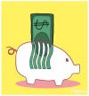 Cartoon: Money (small) by Marcelo Rampazzo tagged money