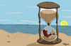 Cartoon: Nostalgic (small) by Marcelo Rampazzo tagged nostalgic,time,past,future,clock