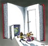 Cartoon: The Doors (small) by Marcelo Rampazzo tagged books,education,kids