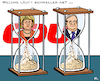 Cartoon: CDU-Sanduhren (small) by RachelGold tagged deutschland,cdu,merkel,laschet,vorsitz,kanzlerin,niederlage,opposition