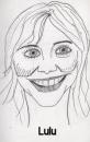 Cartoon: Caricature - Lulu (small) by chriswannell tagged cartoon,caricature,lulu