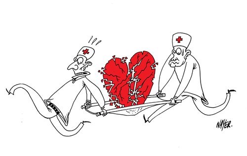 heart broken images. Cartoon: Broken Heart (medium)