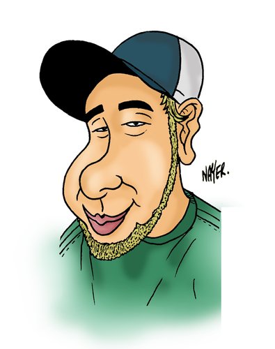 Cartoon: Manohead by Nayer (medium) by Nayer tagged brazilian,brazil,cartoonist,fabricio,garcia,manohead,nayer,sudan