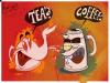Cartoon: Coffee or Tea (small) by Dirk ESchulz tagged dirk