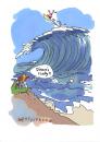 Cartoon: Dinner (small) by Butschkow tagged surfer,dinner,welle,australien,australia,cook
