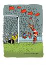 Cartoon: Torjubel der Zukunft (small) by Butschkow tagged torjubel cheer soccer goal fans