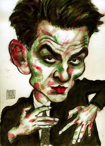 Cartoon: <b>egon schiele</b> (medium) by Bernd Weidenauer tagged <b>egon,schiele</b> - egon_schiele_466225