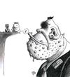 Cartoon: Kleiner Schisser (small) by Jupp tagged kim,america,amerika,rakete,bombe,bomb,cartoon,jupp