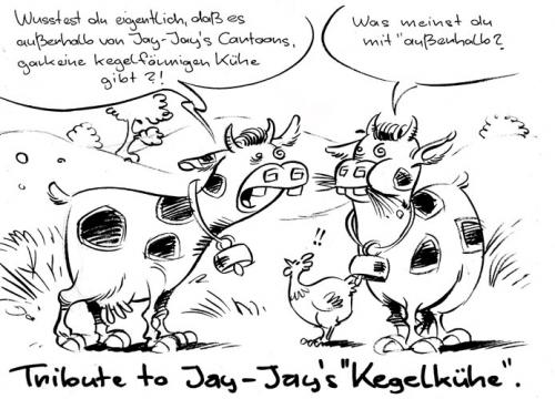 Cartoon: Tribute to jay-jay (medium) by herr Gesangsverein tagged muh,jay