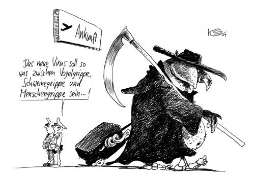 computer viruses cartoon. Cartoon: Virus (medium) by