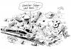 Cartoon: Gegenwind (small) by Stuttmann tagged deutsche,bahn,db,börsengang,privatisierung,finanzkrise,hartmut,mehdorn