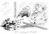 Cartoon: Hand (small) by Stuttmann tagged rezession,konjunkturpaket,steuersenkungspaket,merkel,cdu