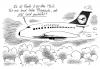 Cartoon: Lufthansa-Streik (small) by Stuttmann tagged lufthansa,streik,airlines,flugreisen