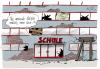 Cartoon: Ne Bank... (small) by Stuttmann tagged schule,schüler,lehrer,bildung,bildungssystem,pisa,finanzkrise,banken,rettungspaket,milliardenkredit,steuerzahler,geldanleger,aktien,anlagen