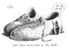 Cartoon: Schuhe (small) by Stuttmann tagged gabriel,spd,parteivorsitz,willy,brandt