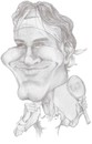Cartoon: Roger Federer (small) by Arley tagged tennis tenis roger federer