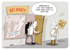 Cartoon: Andy Grote feiert (small) by FEICKE tagged hamburg,senator,corona,innensenator,regeln,feier,kontaktsperre,ordnungswidrig