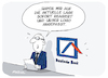 Cartoon: Deutsche Bank reagiert (small) by FEICKE tagged deutsche,bank,finanzen,börse,kurs,bankenkrise,sparer,einlage