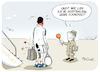 Cartoon: Djokovic australien (small) by FEICKE tagged corona pandmei tennis djokovic ausweisng australien