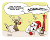Cartoon: Sommerpause (small) by FEICKE tagged weihnachten,weihnachtsmann,urlaub,sommer,ferien,rudolph,rentier