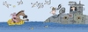Cartoon: Meerschweinchen und Seepferdchen (small) by Sergei Belozerov tagged meerschweinchen,seepferdchen