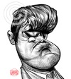 Cartoon: Magnus Carlsen (small) by Russ Cook tagged norway,norwegian,caricature,russ,cook,digital,art,portrait,magnus,carlsen,chess,sketchbook,pro