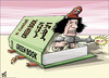 Cartoon: Gaddafi Greenbook (small) by samir alramahi tagged qaddafi,arab,gaddafi,libya,revelution,dictator,africa,ramahi