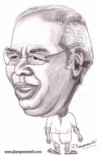 Cartoon: Caricature of Thilakan (medium) by jkaraparambil tagged thilakan,malayalam,movie,actor,jkaraparambil
