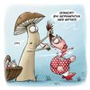 Cartoon: LACHHAFT Cartoon No. 209 (small) by LACHHAFT tagged cartoon,comic,fliegenpilz,lachhaft,michael,mantel,pilze,suchen,pilzsuche,sammeln,wald,witze