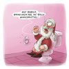 Cartoon: LACHHAFT Cartoon No. 417 (small) by LACHHAFT tagged weihnachten weihnachtsmann santa claus wunschzettel rudolph rudolf rentier klopapier klowitz toilettenwitz witze comic michael mantel
