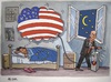 Cartoon: American dream (small) by caknuta-chajanka tagged america,politics
