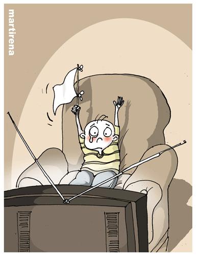 Cartoon: Television (medium) by martirena tagged television
