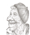 Cartoon: Astrid Lindgren (small) by cabap tagged caricature