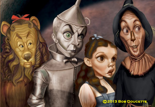 Cartoon: Wizard of Oz (medium) by tobo tagged oz