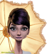Cartoon: Audrey Hepburn (small) by tobo tagged audrey,hepburn