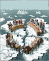 Cartoon: Letzte Klimakonferenz (small) by Rainer Ehrt tagged klima,klimaschutz,ererwärmung,climate,conference,global,wartming,erderwärmung,gletscher,antarktis,meeresspiegel,emissionen,pariser,abkommen