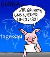 Cartoon: Tagessau (small) by Gunga tagged tagessau,animals