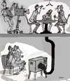 Cartoon: debate (small) by Miro tagged debate