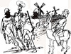 Cartoon: Don Kihot (small) by Miro tagged don,quixote