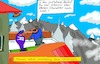 Cartoon: Wintersport (small) by Leichnam tagged wintersport,skifliegen,trainer,sven,charakter,flugphase,in,der,luft,springen,fliegen,schnee,hoch,oben,schützling