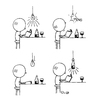 Cartoon: Glühwein (small) by Trantow tagged wein glühbirne elektrizität lesen buch freizeit
