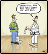 Cartoon: White Belt (small) by cartertoons tagged karate,fitness,health,self,defense,class,belt,achievements