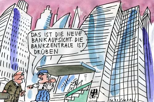 Cartoon: Banken (medium) by Jan Tomaschoff tagged banken