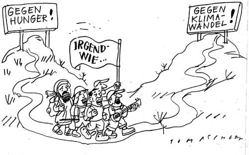 Cartoon: Irgendwie (medium) by Jan Tomaschoff tagged hunger,klimawandel