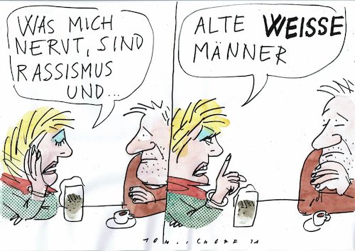 Cartoon: Rassismus (medium) by Jan Tomaschoff tagged gleichheit,ungleichheit,rassismus,hass,toleranz,gleichheit,ungleichheit,rassismus,hass,toleranz
