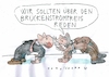 Cartoon: Brücke (small) by Jan Tomaschoff tagged scholz,habeck,strompreis,industrie